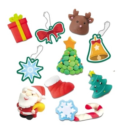 KIT MASSA MODELAR - FORMAS DE NATAL