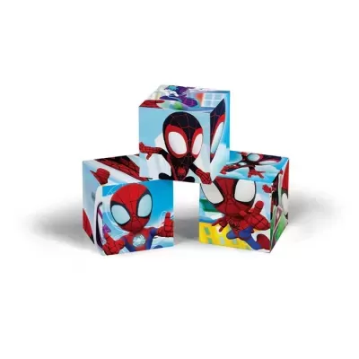PUZZLE 12 CUBOS SPIDEY E AMIGOS CLEMENTONI