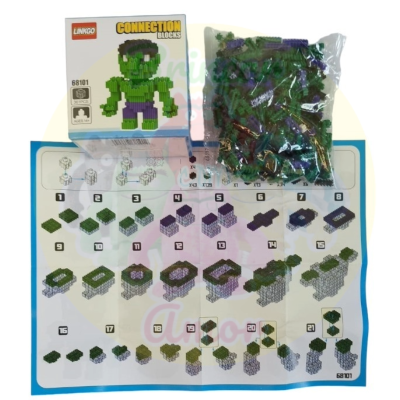 BLOCOS DE CONSTRUÇÃO HULK 68101 LINKGO