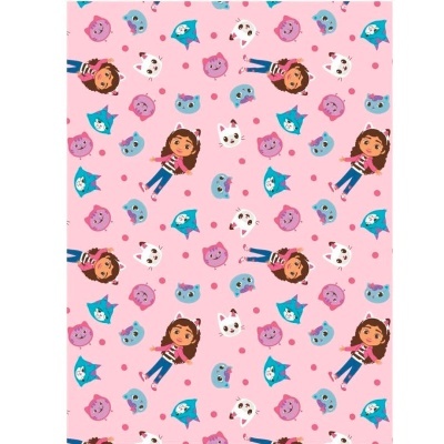 MANTA POLAR CORALINA INFANTIL 110X150CM - GABBY'S DOLLHOUSE