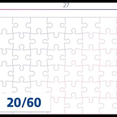 PUZZLE PATRULHA PATA - 2X60 PEÇAS, CLEMENTONI