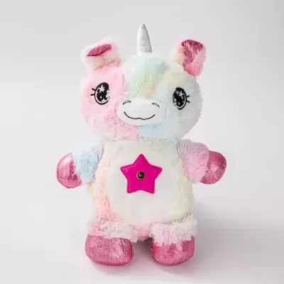 STAR BELLY - PELUCHE UNICÓRNIO PROJETOR DE LUZ NOTURNA 30CM