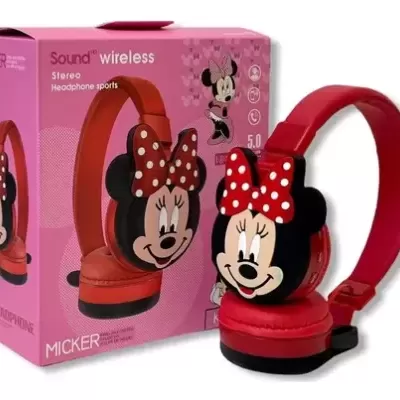 HEADPHONES BLUETOOTH PARA CRIANÇA - MINNIE