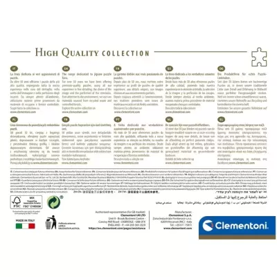 PUZZLE ALTA QUALIDADE: MANAROLA - 1000 PEÇAS, CLEMENTONI