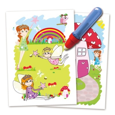 LIVRO DE PINTURA COM ÁGUA - WATER MAGIC: FADAS, GALT