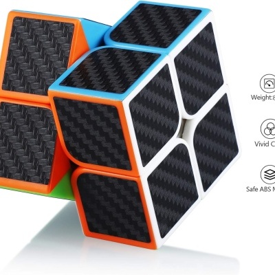CUBO MÁGICO 2X2 EFEITO CARBONO