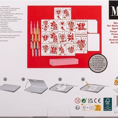 CONJUNTO CANETAS DE SOPRO 28 PEÇAS - MINNIE