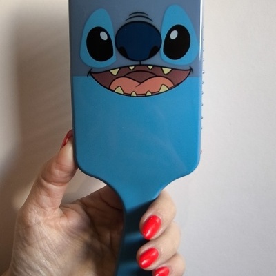 ESCOVA DE CABELO STITCH AZUL