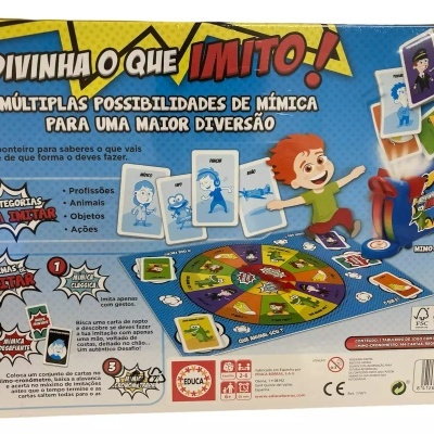 JOGO ADIVINHA O QUE IMITO!, EDUCA