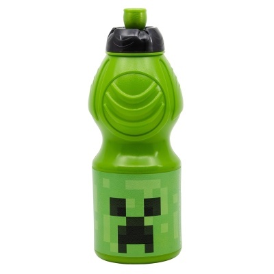 GARRAFA PLÁSTICA DESPORTO 400ml MINECRAFT