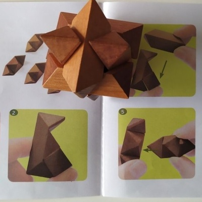 WOODIX - JOGO DE LÓGICA COM PEÇAS DE MADEIRA, DJECO