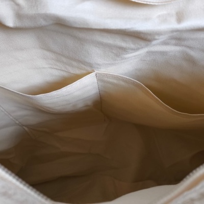 SACO DE PRAIA COM ALÇAS DE CORDA RISCAS MULTICORES