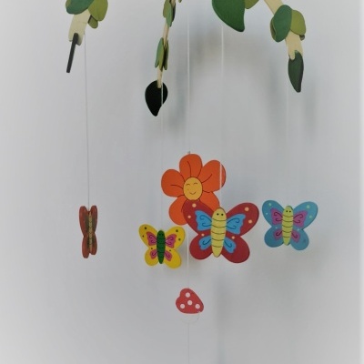 MOBILE EM MADEIRA TEMA NATUREZA