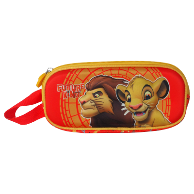 ESTOJO 3D ESCOLAR DE FECHO DUPLO REI LEÃO