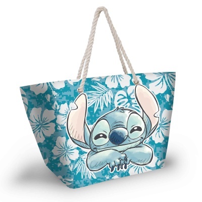 SACO DE PRAIA COM ALÇAS DE CORDA STITCH ALOHA