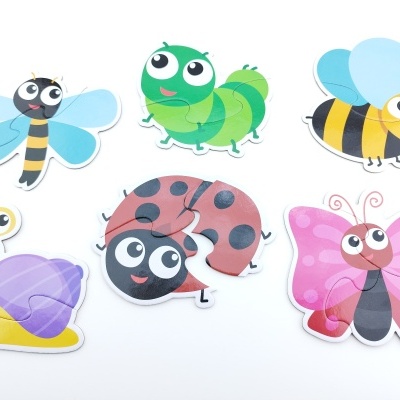 PUZZLE 6 EM 1 - SERIE INSETOS