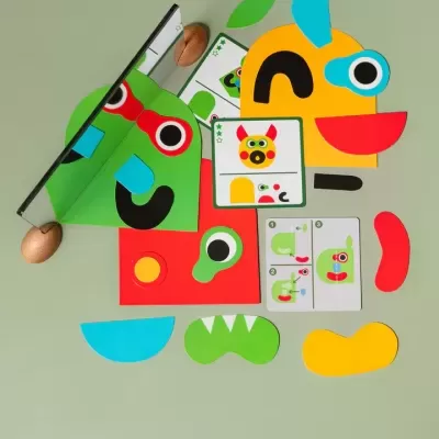 ZE MIRROR ROSTOS - JOGO DE REFLEXOS EM ESPELHO DJECO