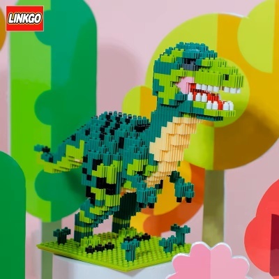 BLOCOS DE CONSTRUÇÃO DINOSSAURO 68299, LINKGO