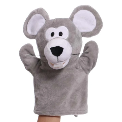 FANTOCHE DE MÃO EM TECIDO 25CM