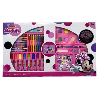 CONJUNTO DE DESENHO E PINTURA C/ MALA MINNIE