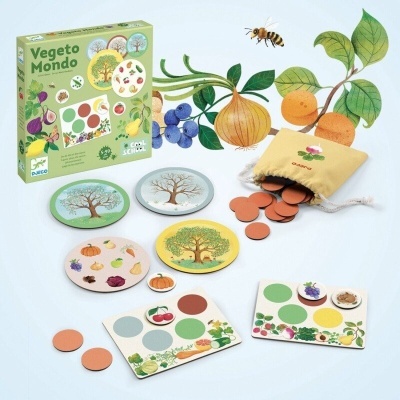 VEGETO MONDO - JOGO DE LOTO E LOCALIZAÇÃO DAS FRUTAS DJECO VEGETO MONDO - JOGO DE LOTO E LOCALIZAÇÃO DAS FRUTAS DJECO