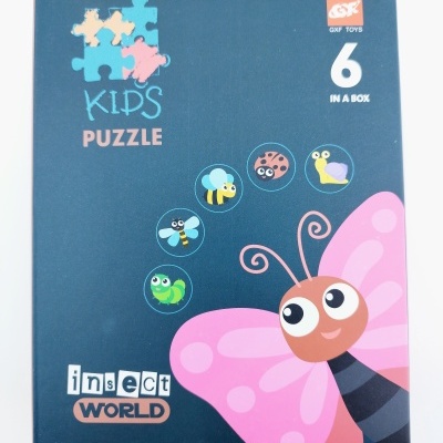 PUZZLE 6 EM 1 - SERIE INSETOS