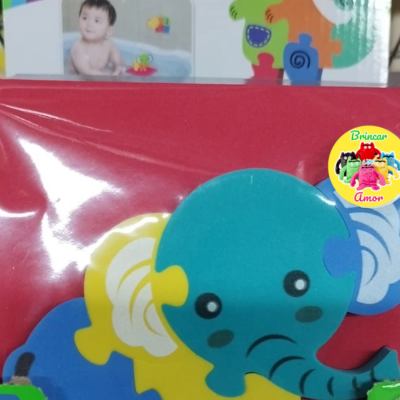 PUZZLE DE BANHO EM EVA - ANIMAIS