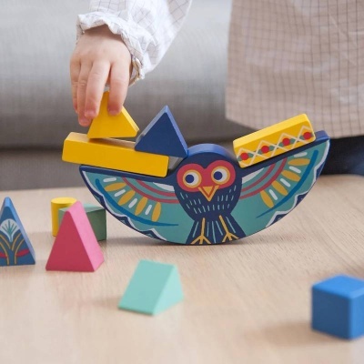 ZE BALANCEO - JOGO DE EQUILIBRAR PEÇAS DE MADEIRA, DJECO