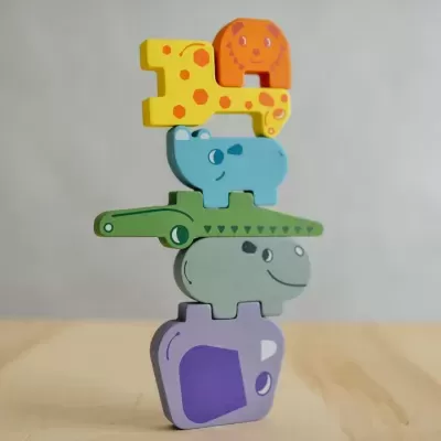 ZE TOTANIMO - JOGO DE EQUILIBRAR ANIMAIS EM MADEIRA, DJECO