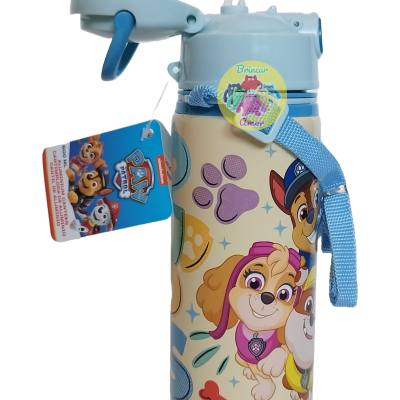 CANTIL COM PALHINHA 600ml C/ ALÇA PATRULHA PATA