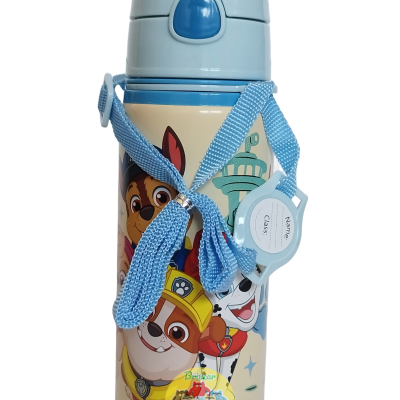 CANTIL COM PALHINHA 600ml C/ ALÇA PATRULHA PATA