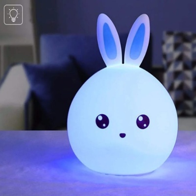 LUZ NOTURNA EM SILICONE - COELHO