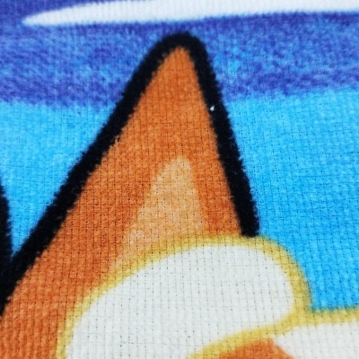 TOALHA DE PRAIA CRIANÇA 100% ALGODÃO BLUEY E BINGO