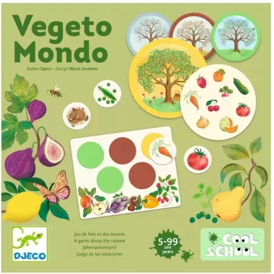 VEGETO MONDO - JOGO DE LOTO E LOCALIZAÇÃO DAS FRUTAS DJECO VEGETO MONDO - JOGO DE LOTO E LOCALIZAÇÃO DAS FRUTAS DJECO