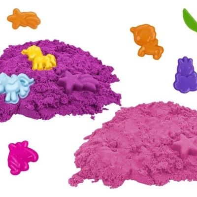 BALDE AREIA CINÉTICA 400g COM FORMAS E ACESSÓRIOS MOBILSAND