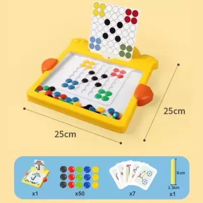 QUADRO DE DESENHO COM CONTAS MAGNÉTICAS