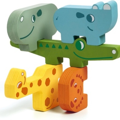 ZE TOTANIMO - JOGO DE EQUILIBRAR ANIMAIS EM MADEIRA DJECO