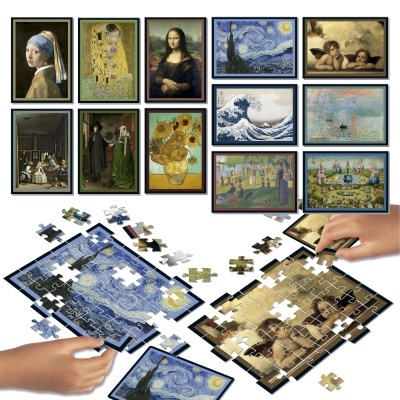 BATALHA DE PUZZLES DE ARTE - PUZZLE BATTLE EDUCA