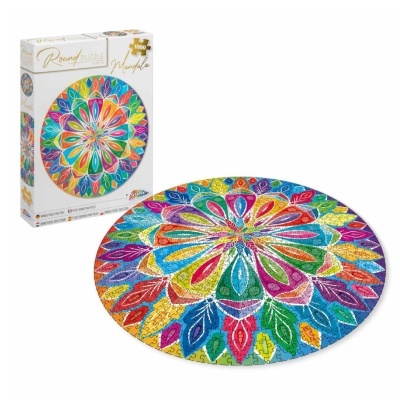 PUZZLE REDONDO 68CM MANDALA 1000 PEÇAS, GRAFIX