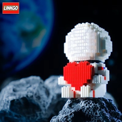 BLOCOS DE CONSTRUÇÃO ASTRONAUTA 68318, LINKGO