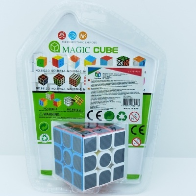 CUBO MÁGICO 3X3 EFEITO CARBONO