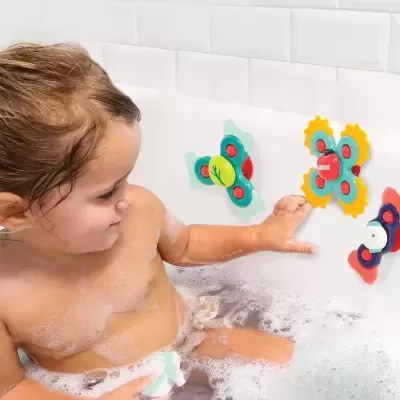 BABY SPINNERS - PIÕES FLEXÍVEIS COM VENTOSAS, LUDI