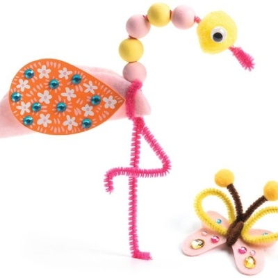 CONJUNTO DE CONSTRUÇÃO MANUAL DE ANIMAIS DA SELVA DJECO