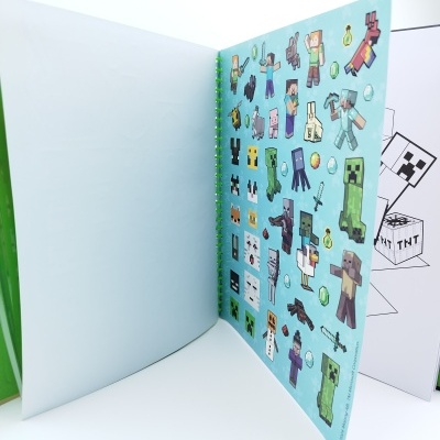 CADERNO DE ATIVIDADES DE COLORIR - MINECRAFT