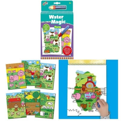 LIVRO DE PINTURA COM ÁGUA - GALT WATER MAGIC QUINTA