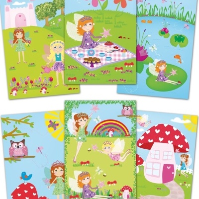 LIVRO DE PINTURA COM ÁGUA - WATER MAGIC: FADAS, GALT