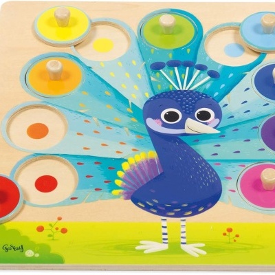 PUZZLE PAVÃO DAS CORES, GOULA