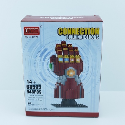 BLOCOS DE CONSTRUÇÃO LUVA DO HOMEM DE FERRO (IRON MAN) 68595, LINKGO