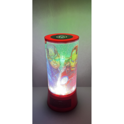 LUZ NOTURNA LED COM PROJEÇÃO AVENGERS