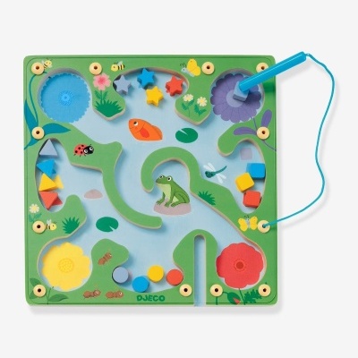 FROGYMAZE - JOGO DE CLASSIFICAÇÃO DE FORMAS E CORES, DJECO